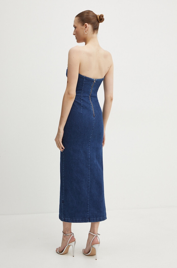 Дънкова рокля Bardot ELENI 91391DB тъмносин AW24