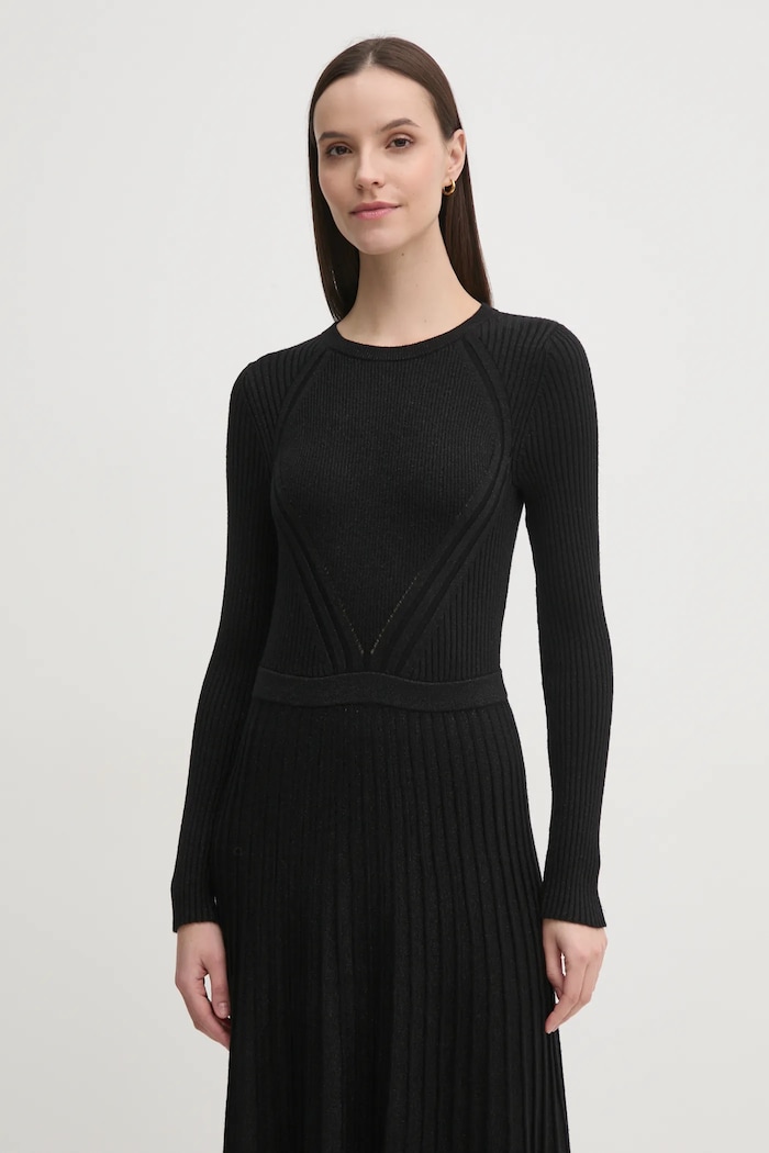 United Colors of Benetton vestito 1QMKDV01W nero AW24