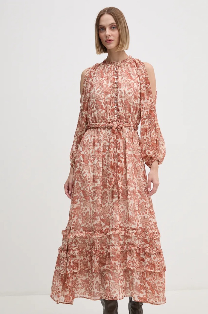 Šaty Pepe Jeans RIKKY midi béžová PL953597