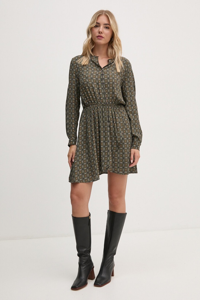 Pepe Jeans sukienka PERNICIA PL953622 zielony AW24