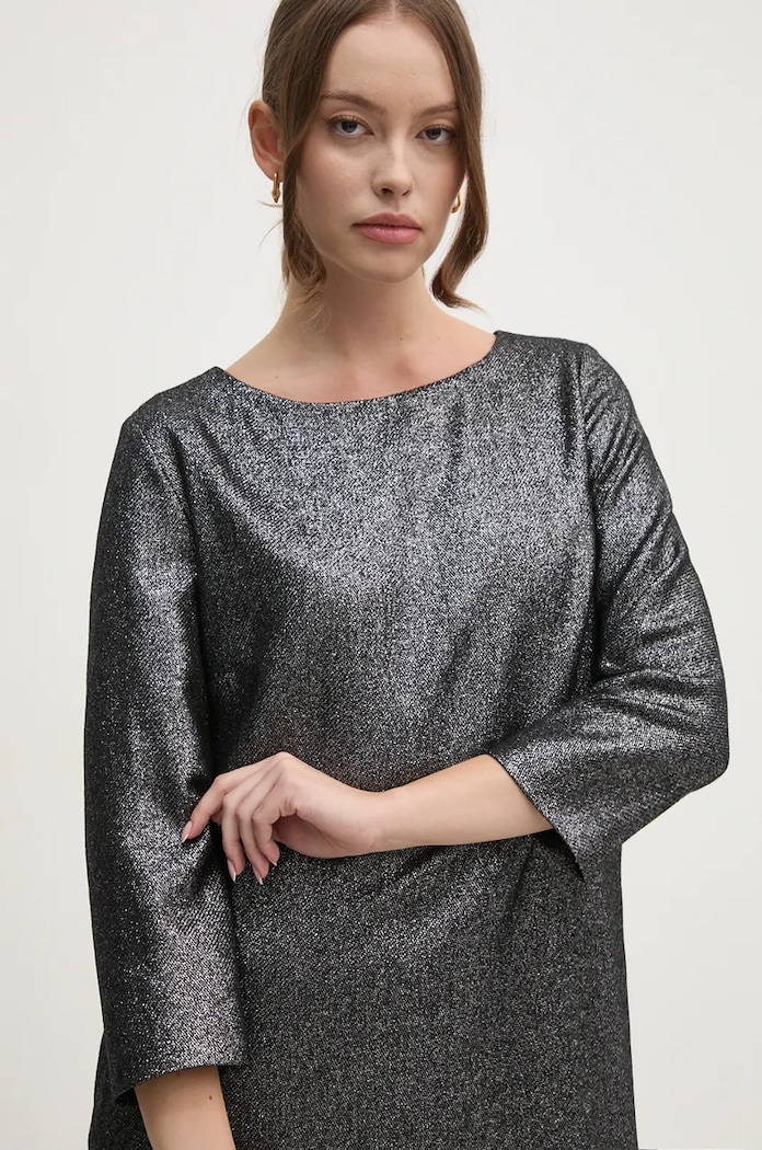 Volnena obleka Joop! črna 30043456