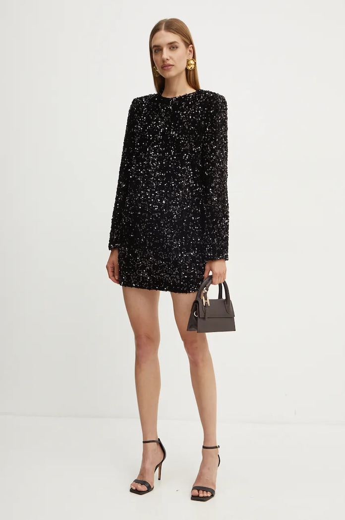 Elisabetta Franchi sukienka AB70347E2 czarny AW24