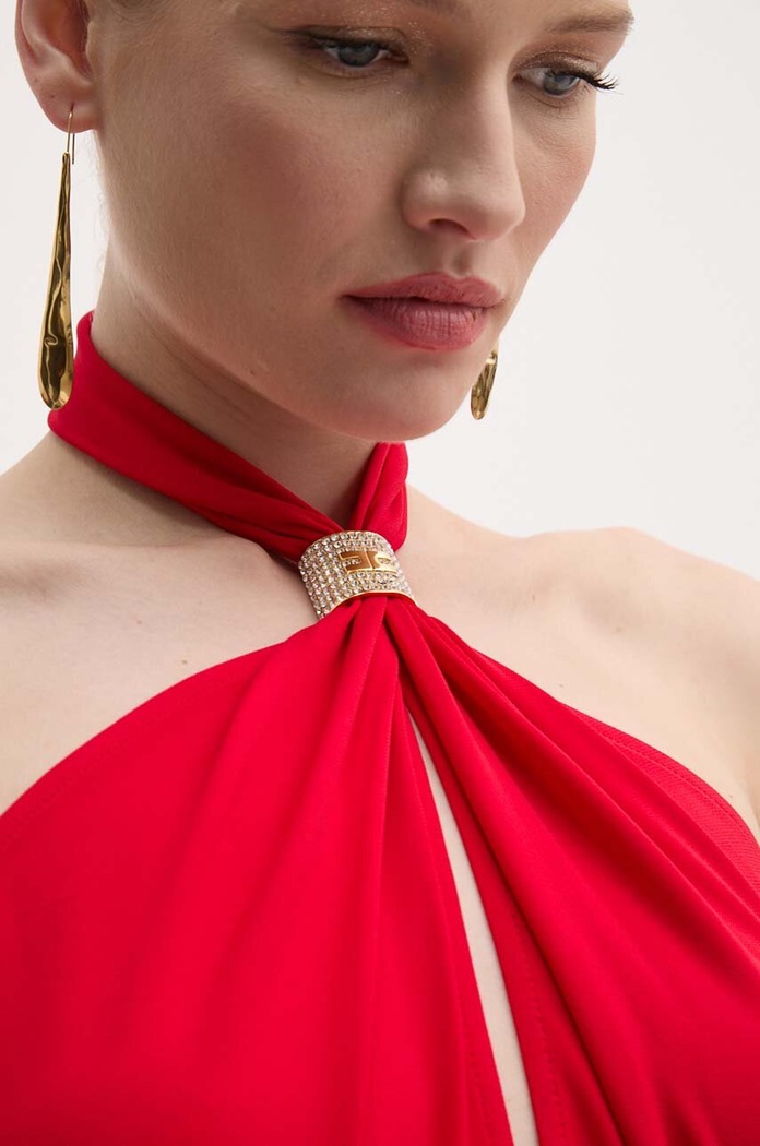 Рокля Elisabetta Franchi AB71747E2 червен