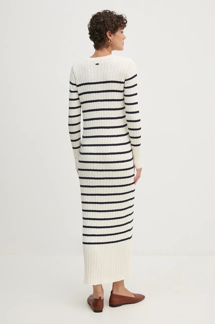 Îmbrăcăminte Barbour rochie din bumbac LDR0829 bej