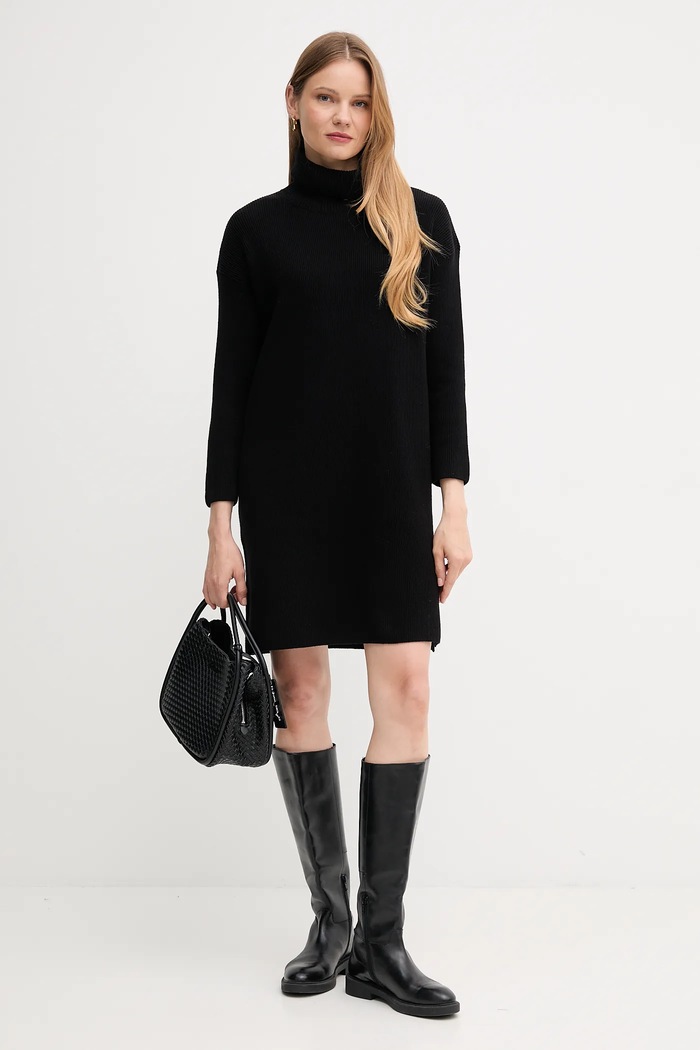 Barbour rochie LDR0559 negru AW25