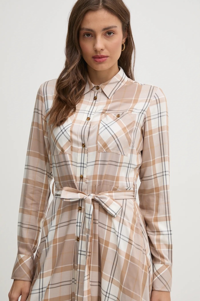 Rochie Barbour bej LDR0859