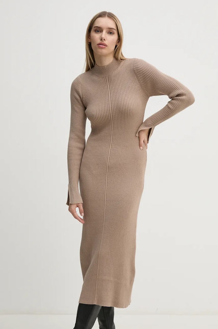 Barbour rochie midi bej LDR0824