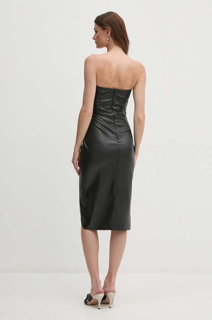 Šaty Sisley 45FSLV062 čierna AW24