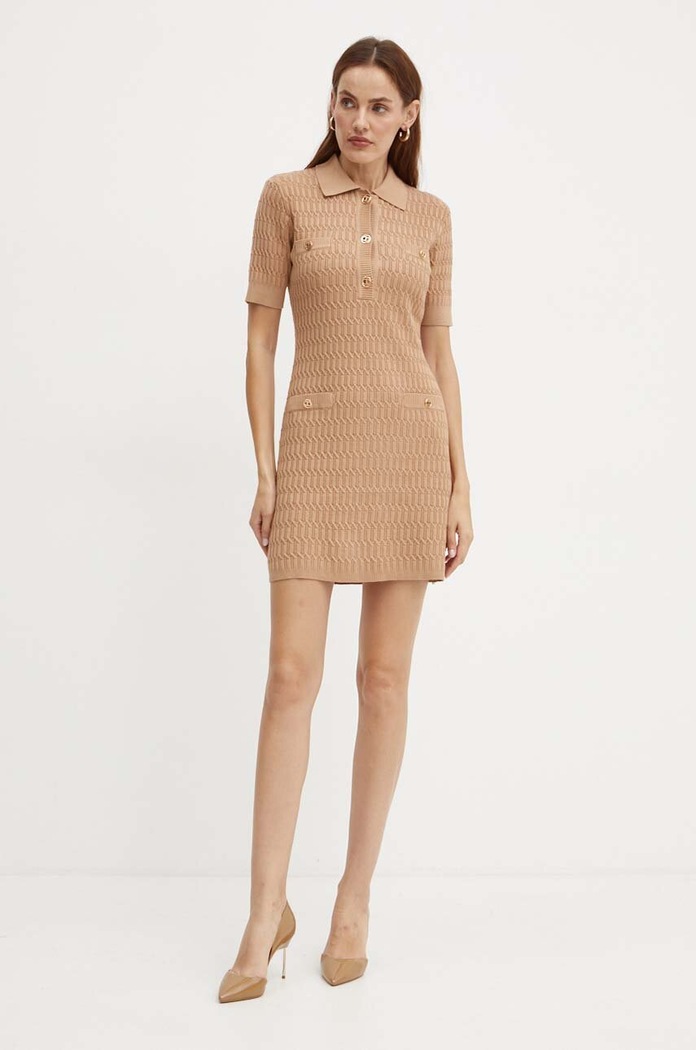 Twinset sukienka 242TP3343 brązowy AW24