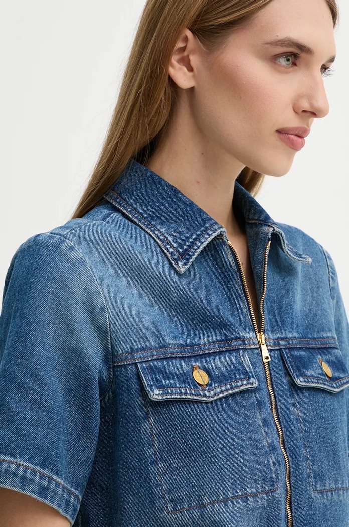 A.P.C. sukienka jeansowa robe amanda niebieski COGZU.F35104