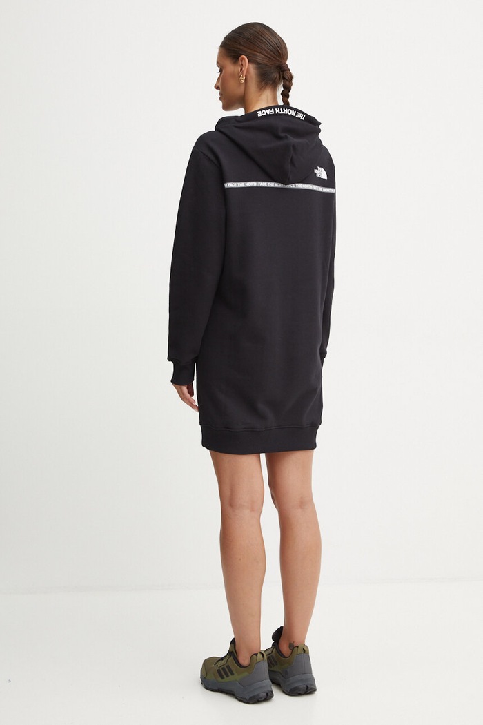 Odzież The North Face Sukienka bawełniana Zumu Hooded Dress NF0A89F8JK31 czarny