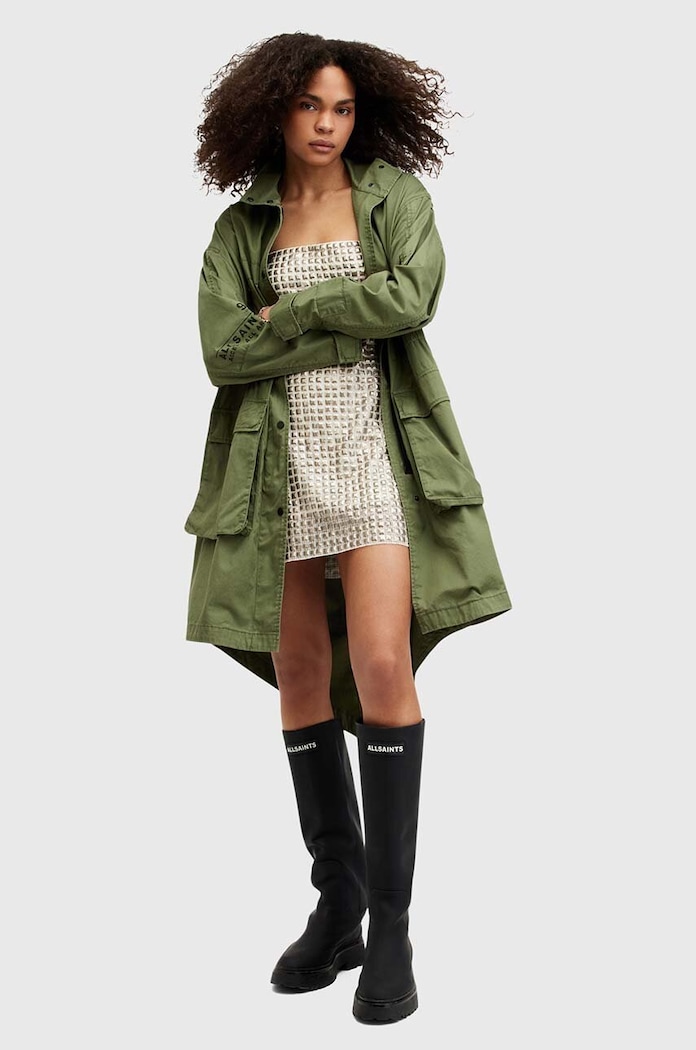 AllSaints rochie OPELINE EMB DRESS W008DA