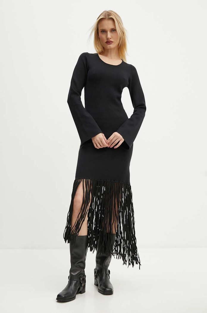 Рокля MUNTHE TOADY 243134024376 черен AW24