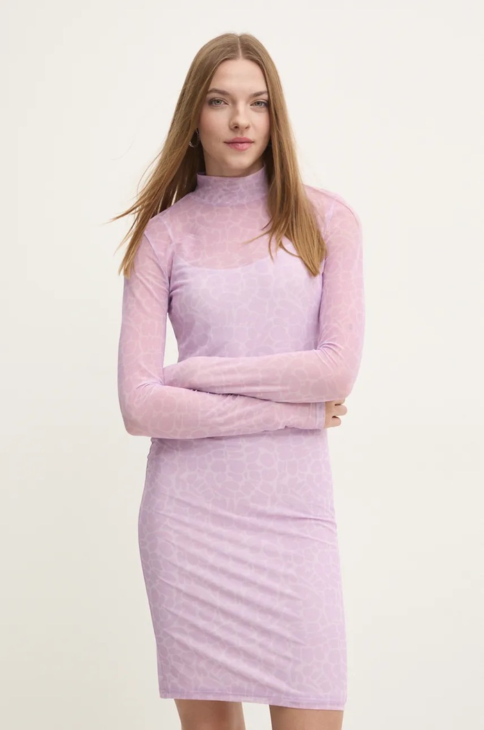 Hugo Blue rochie mini violet 50524094