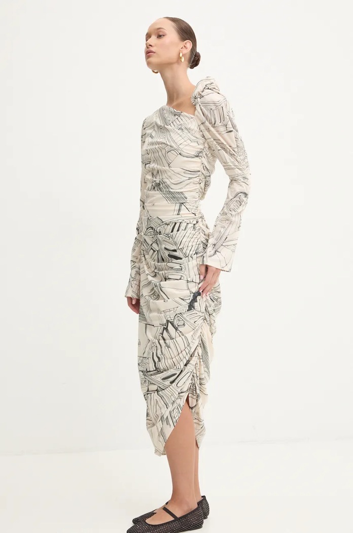 Рокля Stine Goya D002.2245 бежов AW24