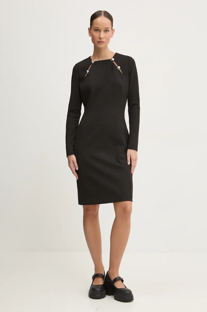 HUGO rochie mini negru 50523055