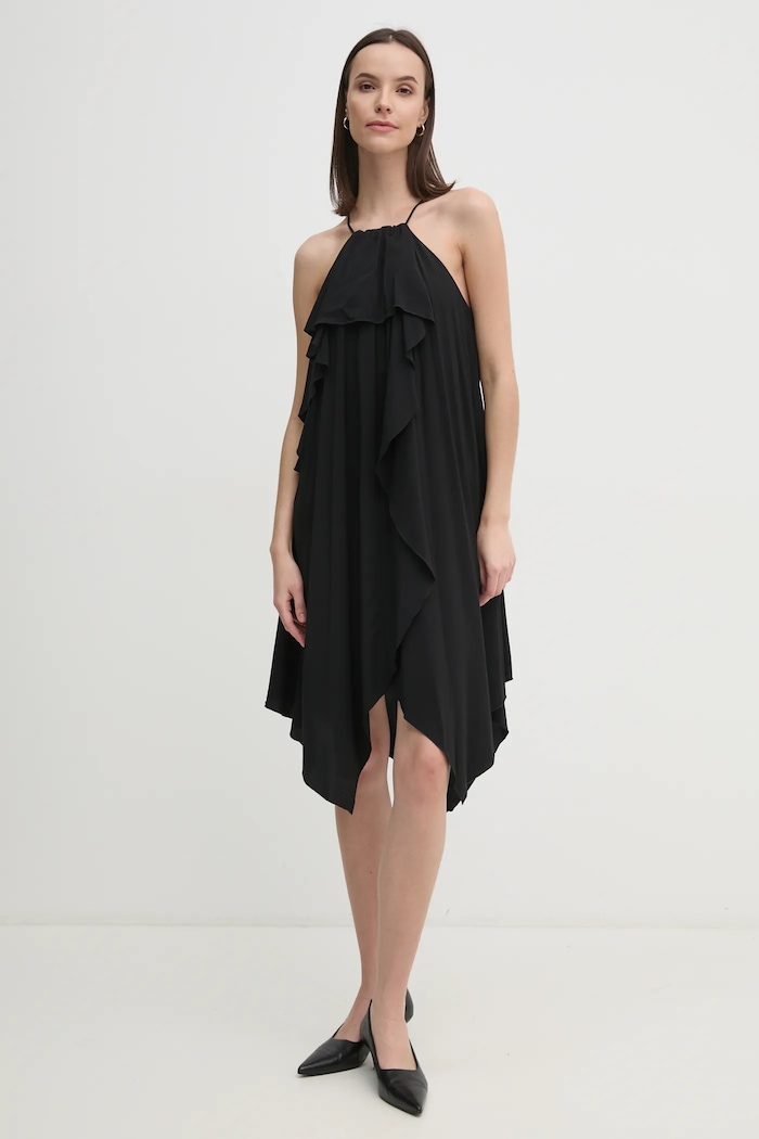 Haljina Sisley crna 4LNTLV06M