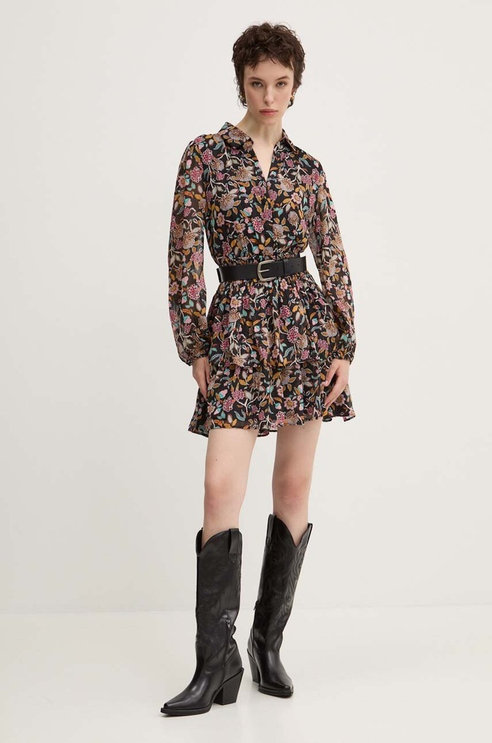 Desigual sukienka SANDALO 24WWVW68 czarny AW24
