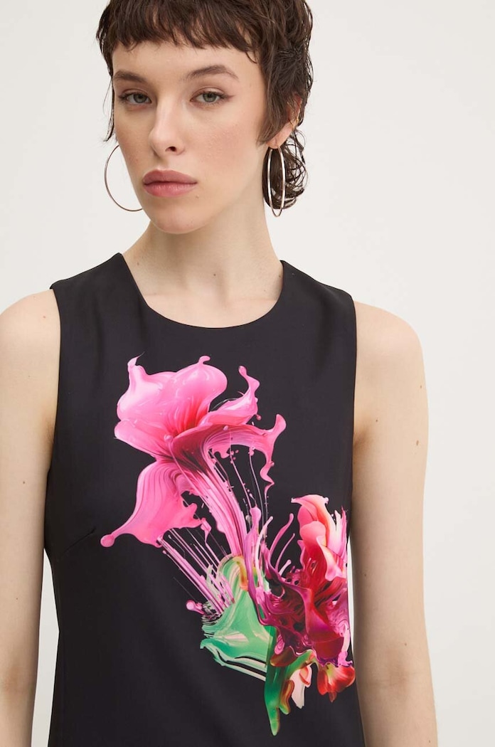 Desigual sukienka PHOENIX czarny 24WWVW05