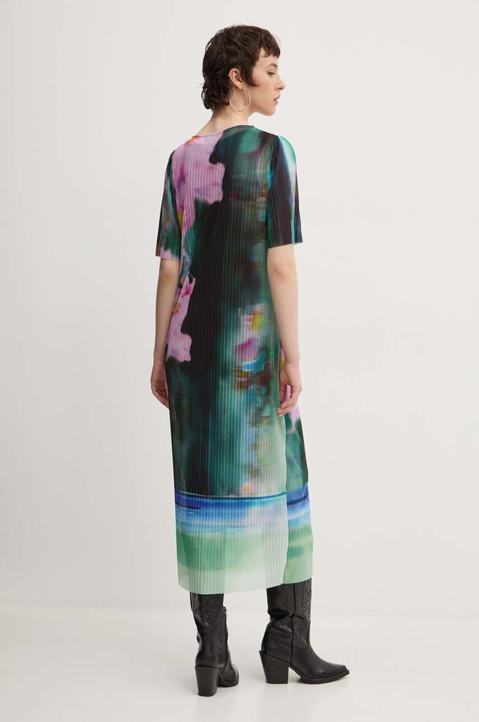 Haljina Desigual GARAZI 24WWVK78 zelena AW24