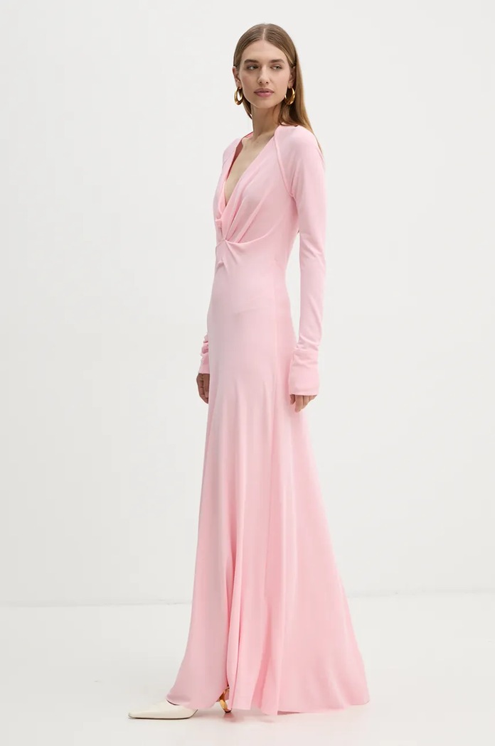Šaty Victoria Beckham 1424WDR005950A ružová AW24