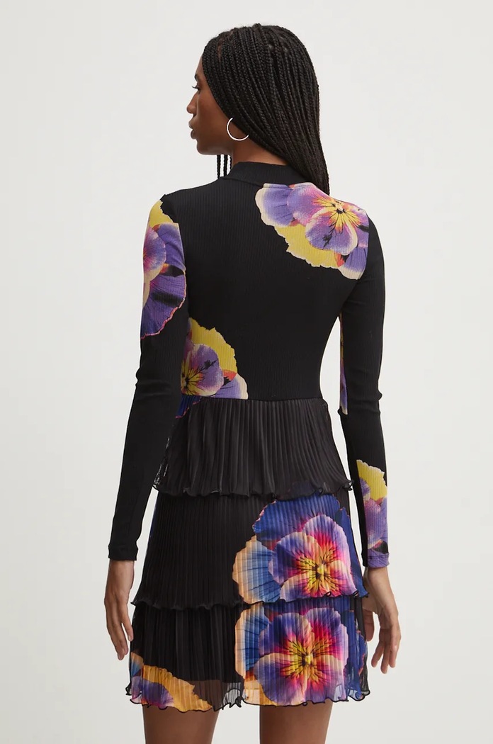Ρούχα Φόρεμα Desigual PENSEE 24WWVK34 μαύρο