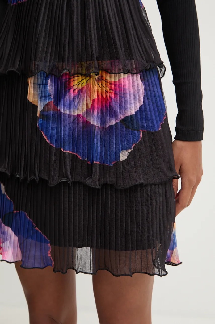 Φόρεμα Desigual PENSEE 24WWVK34 μαύρο