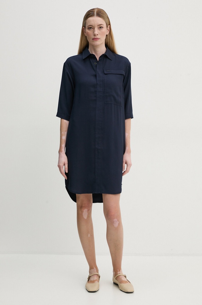G-Star rochie D25245.D714 albastru AW24