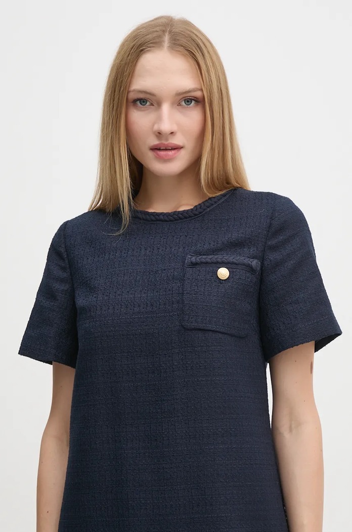 Šaty Tommy Hilfiger námořnická modř WW0WW43560