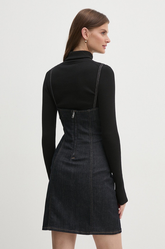 Rifľové šaty Calvin Klein Jeans J20J223980 tmavomodrá AW24