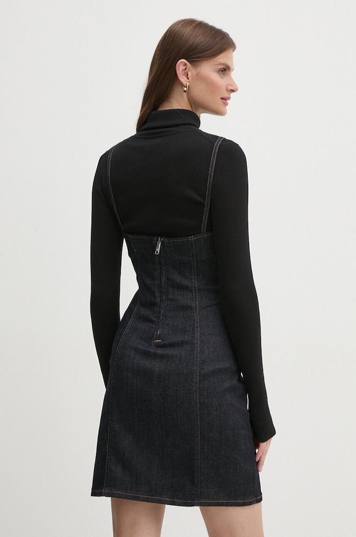 Rifľové šaty Calvin Klein Jeans J20J223980 tmavomodrá AW24