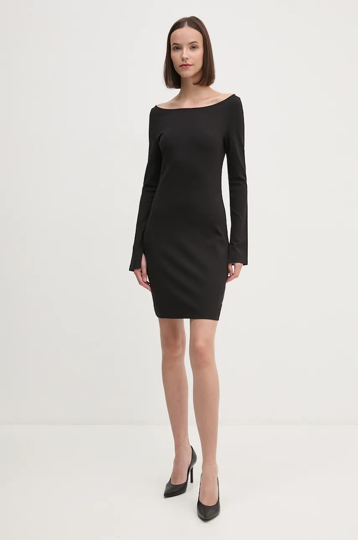 Calvin Klein Jeans sukienka J20J224162 czarny AW24