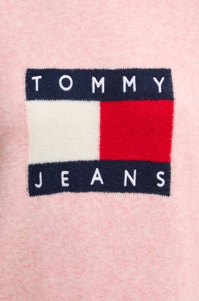 Tommy Jeans sukienka z domieszką wełny DW0DW18719