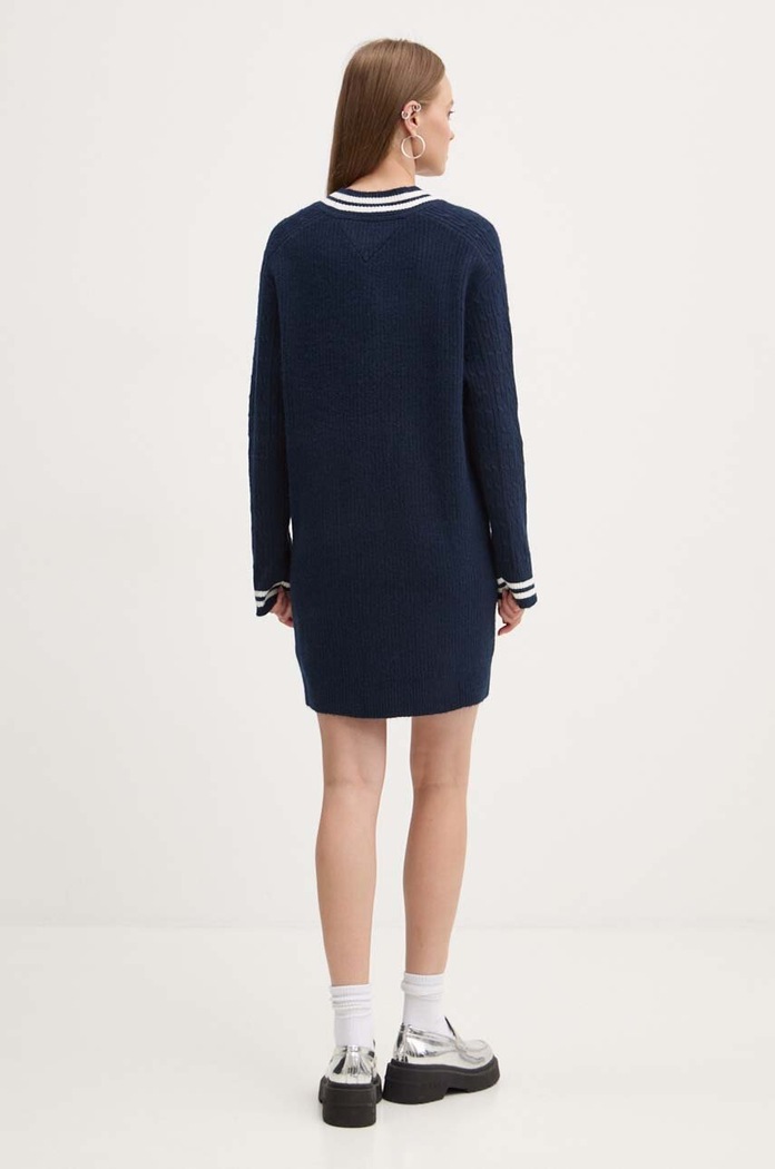 Oblečení Šaty Tommy Jeans DW0DW19810 námořnická modř