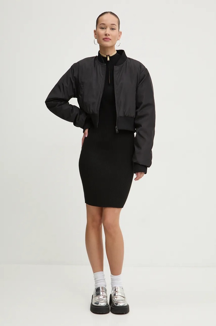 Tommy Jeans rochie DW0DW19836 negru AW24