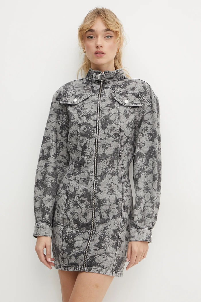 Traper haljina Moschino Jeans 0422.8722 siva AW24