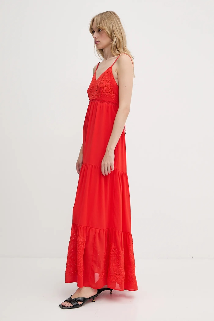 Morgan rochie ROUBI ROUBI rosu SS25
