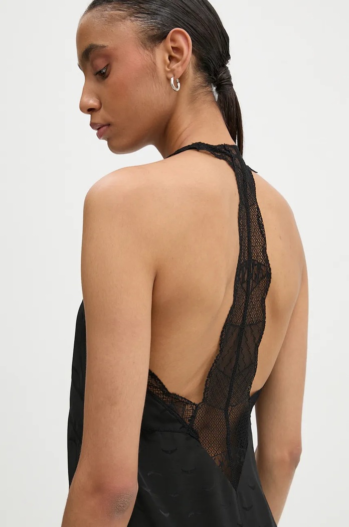 Копринена рокля ZADIG&VOLTAIRE черен WWDR01334