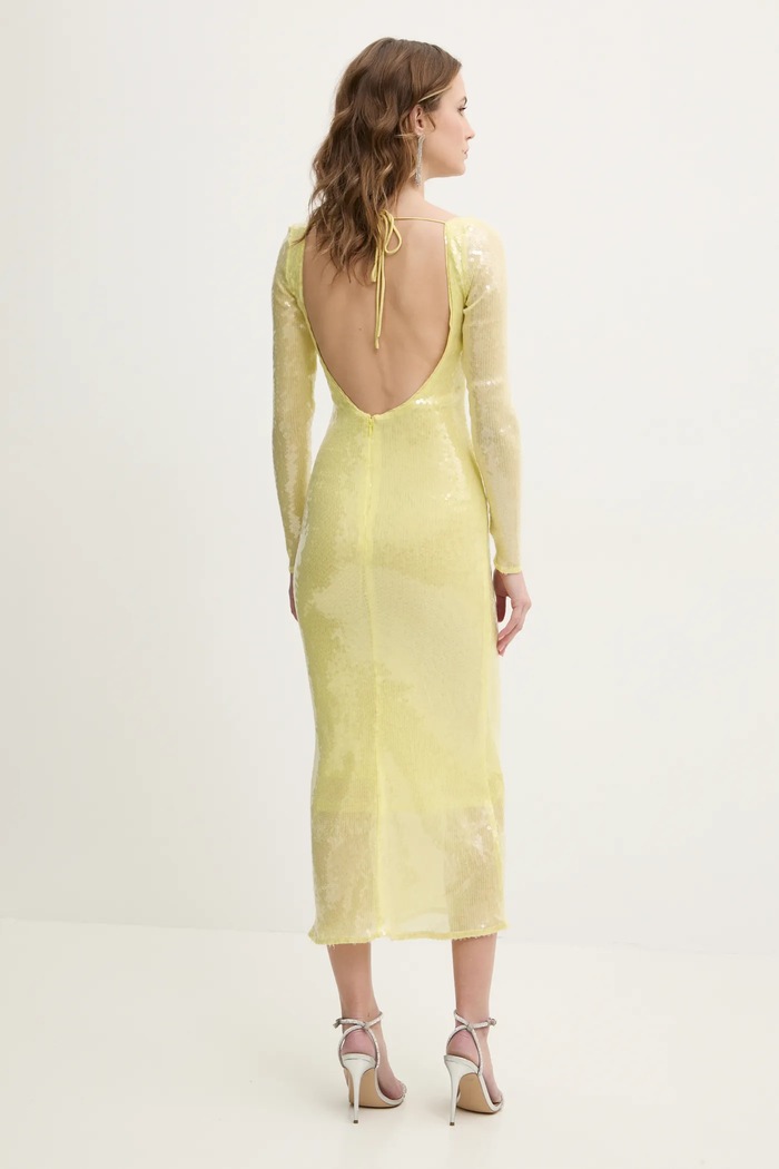 Îmbrăcăminte Bardot rochie VERONA 58859DB galben