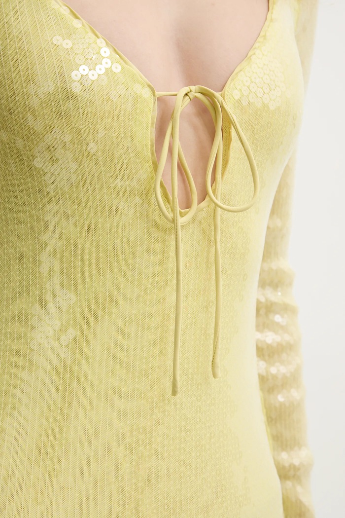Bardot rochie VERONA 58859DB galben
