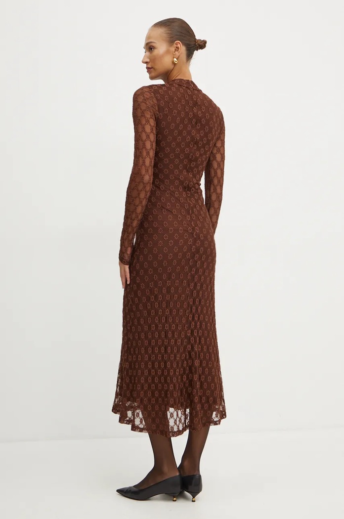 Bardot Šaty Bardot OLA 59476DB hnedá AW24