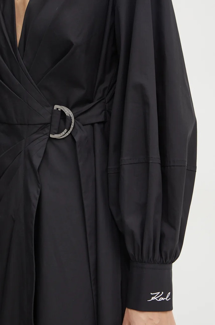 Karl Lagerfeld Βαμβακερό φόρεμα Karl Lagerfeld 246W1302
