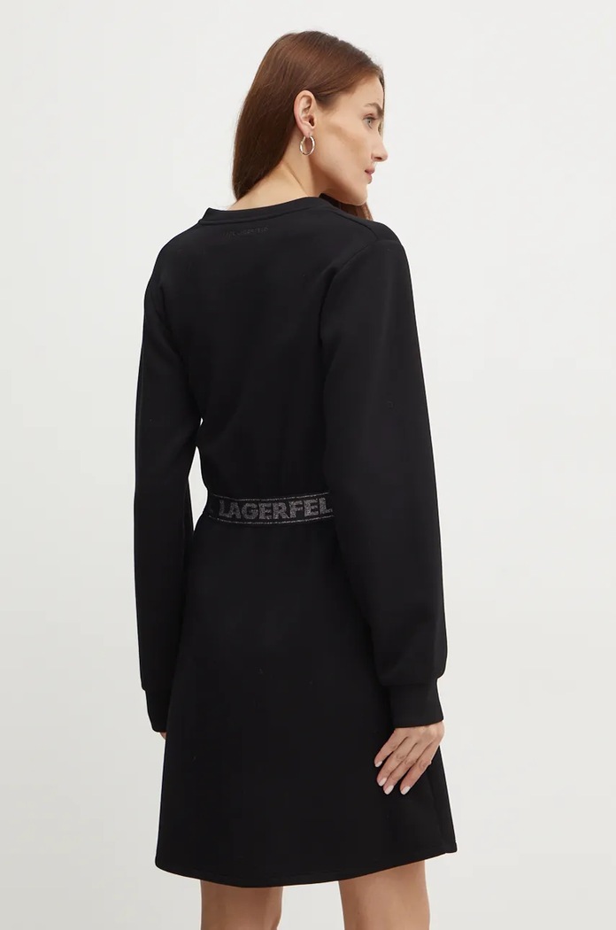 Ruházat Karl Lagerfeld ruha 246W1312 fekete