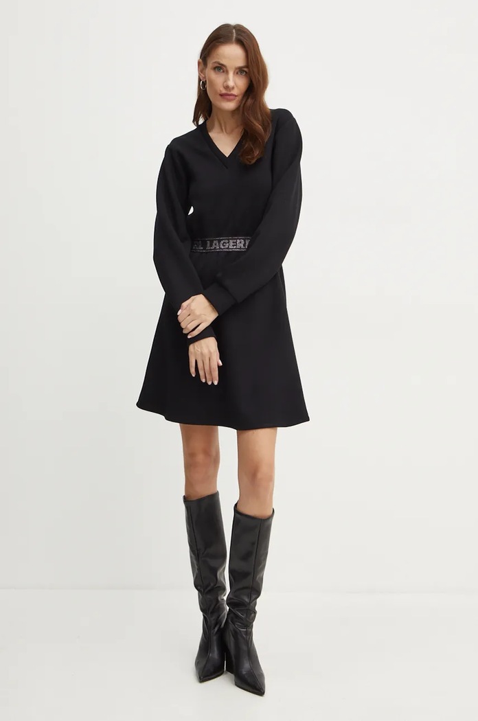 Karl Lagerfeld ruha fekete 246W1312