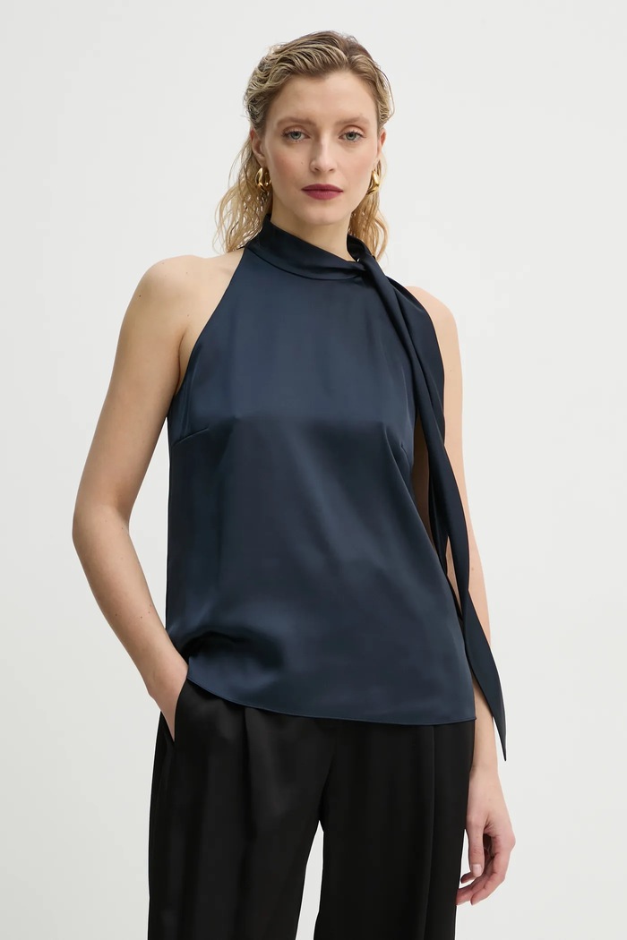 Bluza Theory casual mornarsko plava O1005507