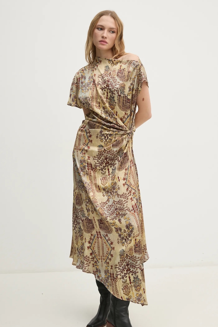 Hoss Intropia rochie maxi bej 8228033