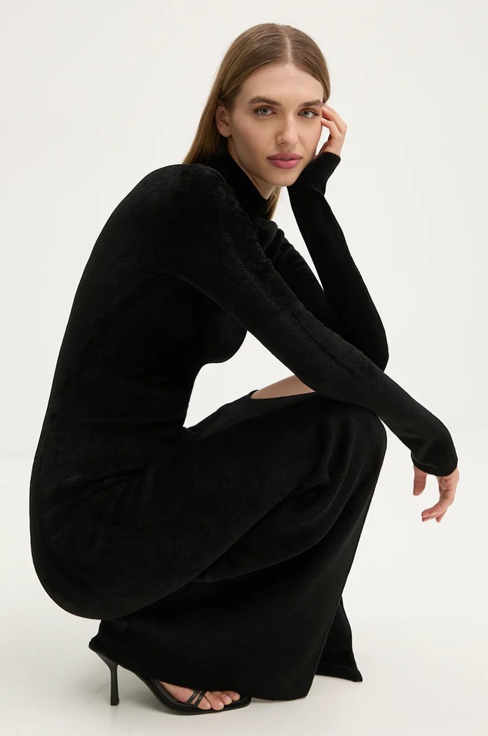 Платье Nanushka BEYLA NW24PFBS29251 чёрный AW24