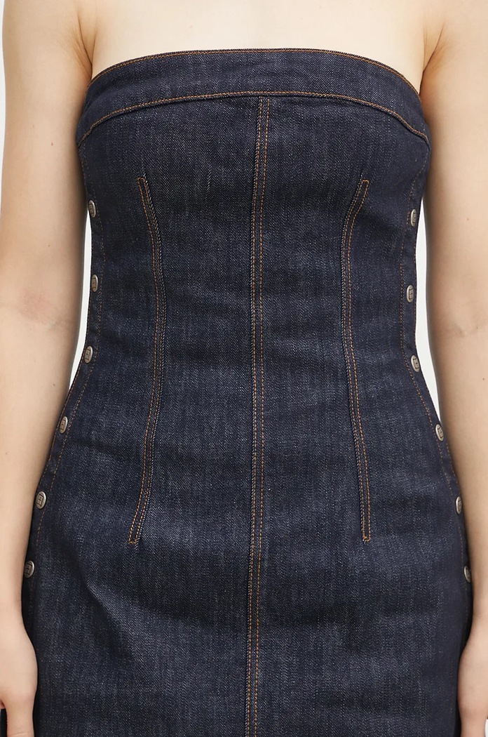 KSUBI vestito di jeans Hotline WFA24DR002 blu navy