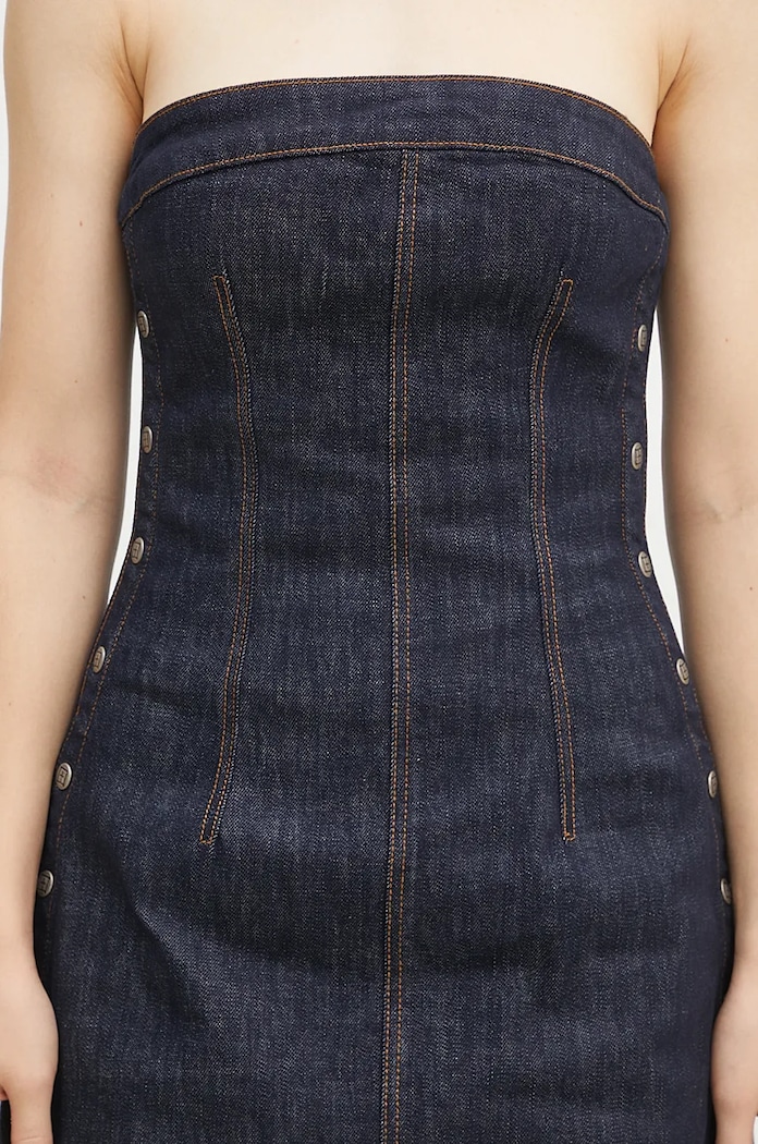 KSUBI vestito di jeans Hotline WFA24DR002 blu navy