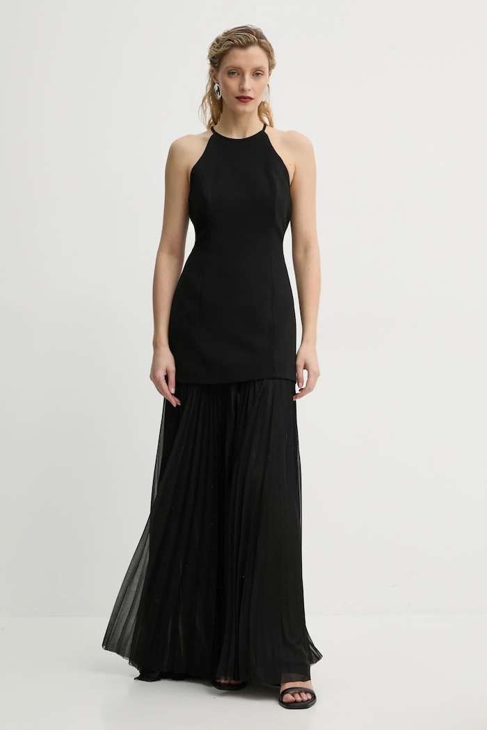 Рокля A.L.C. Lana с презрамки черен 6DRES02466